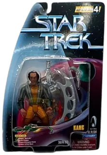 Star Trek Kang Action Figure 1998 Playmates Warp Factor Series NIB Klingon