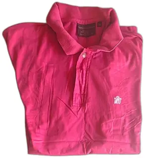 Chaps Ralph Lauren Mens Polo Shirt Pink XL 100 Percent Cotton Made In Singapore
