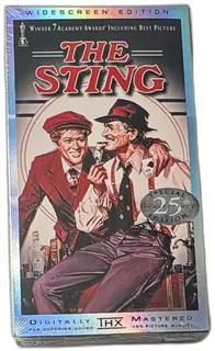 The Sting 25th Anniversary Widescreen Edition Sealed VHS THX Universal