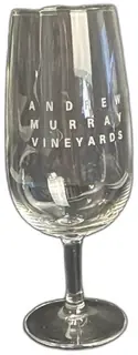 Andrew Murray Vineyards Wine Glass France Clear Stemware Collectible Excellent