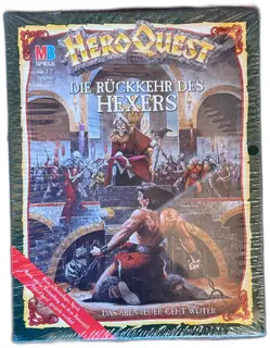HeroQuest Return Of The Witch Lord 1990 Milton Bradley Games Workshop Board Game Expansion Sealed