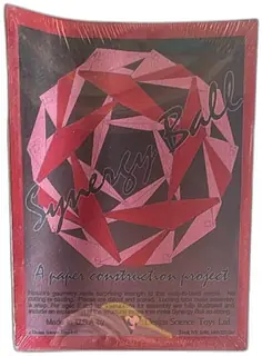 Synergy Ball Paper Construction Project Kit Design Science Toys Sealed Red