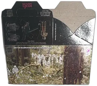 1997 Taco Bell Star Wars Return Of The Jedi Collectible Promo Box Endor Forest Scene