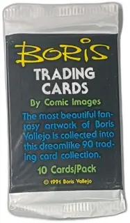 1991 Boris Vallejo Trading Cards Sealed Pack Comic Images 10 Cards Fantasy Art
