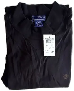 Savile Row Black Sweatshirt Cotton XL New with Tags Comfortable Loungewear