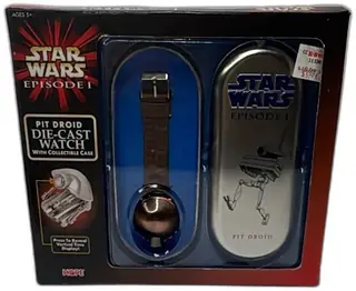 Star Wars Episode I Pit Droid Die-Cast Watch 1999 Hope Industries New