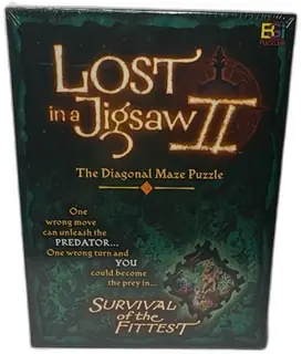 Lost In A Jigsaw II Diagonal Maze Puzzle 515 Piece 2001 Survival Of The Fittes