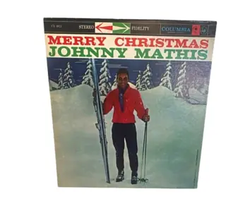 Johnny Mathis Merry Christmas Columbia CS 8021 Vinyl LP Stereo With Percy Faith 1958