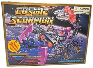 Multimac Cosmic Scorpion 53 Piece Vintage Friction Powered Robot Set Boxed