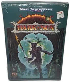 Advanced Dungeons And Dragons Dark Sun Black Spine 1994 TSR Sealed Box Set
