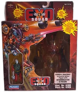 Exosquad General Draconis Interrogator E-Frame Action Figure 1995 Playmates