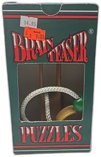 Channel Craft Brain Teaser Puzzles Left Brain Teaser Wood Rope Challenge
