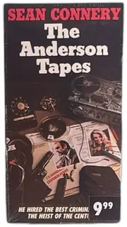 The Anderson Tapes VHS Sean Connery 1988 GoodTimes Factory Sealed Vintage
