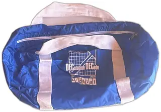 Vintage Digital DECstation DECADE Blue Nylon Gym Duffel Bag 1990s Promotional Tote