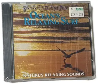 Oceans Relaxing Surf CD 1991 Silver Bells Nature Sounds Music New Sealed