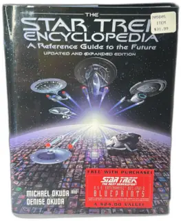 Star Trek Encyclopedia Updated and Expanded Edition Hardcover 1997 Okuda