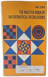 Dover Master Book Of Mathematical Recreations Fred Schuh 1968 Softcover Vintage Math