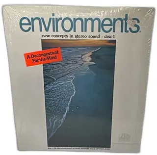 Environments New Concepts In Stereo Sound Disc 1 Sealed Vinyl 1970 Atlantic Records