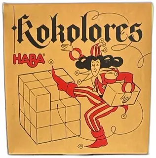Haba Kokolores Vintage Wooden Puzzle Game Germany No 2466 Complete Box