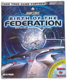 Star Trek Birth Of The Federation Official Strategy Guide BradyGames 1999 MicroProse