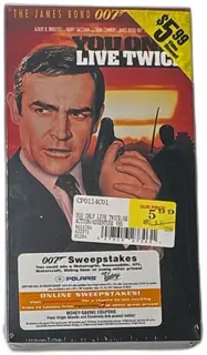 James Bond 007 You Only Live Twice VHS Sean Connery MGM Sealed New 1995