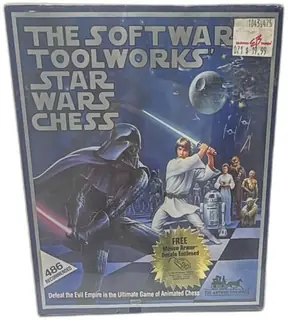 1993 Star Wars Chess Software Toolworks Sealed Big Box PC Game DOS VGA