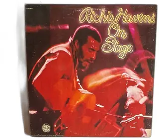 Richie Havens On Stage 1972 Stormy Forest Double LP Gatefold Folk Rock VG