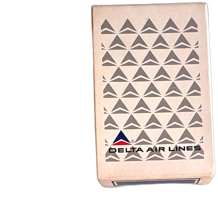 Delta Air Lines Vintage Sealed Playing Cards Collectible Airline Logo Deck