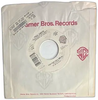 Paul Simon Graceland You Can Call Me Al 7 Inch 45 RPM Warner Bros Back To Back Hits