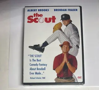 The Scout DVD 1994 Comedy Baseball Movie Albert Brooks Brendan Fraser Sealed