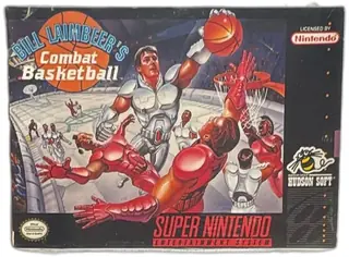 Bill Laimbeers Combat Basketball SNES Factory Sealed 1991 Hudson Soft Nintendo