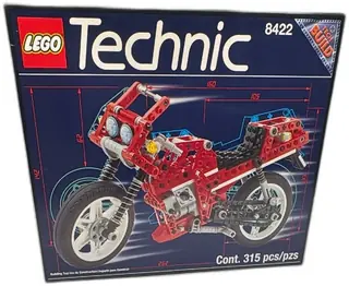 LEGO Technic 8422 Circuit Shock Racer Motorcycle 1995 Sealed Box 315 Pieces