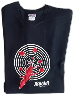 JRocket Appeal Virtual Machines Black Promo T Shirt Red Lizard Design XX Large