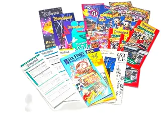 Vintage Disneyland Magic Kingdom Park Brochures Maps Passports 90s Lot Souvenir Guide