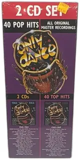 Only Dance 2 CD Set 40 Pop Hits 1960-1964 1965-1969 Sealed 1996 Essex