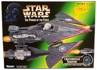 Star Wars Power Of The Force Cruisemissile Trooper Kenner 1996 Sealed Box
