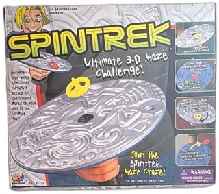 SpinTrek Ultimate 3D Maze Challenge DSI Toys 1998 Dual Sided Complete Game