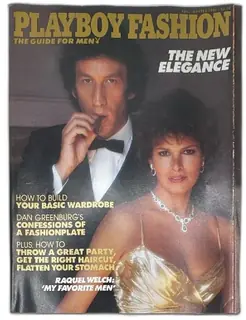 Playboy Fashion Guide For Men Magazine Fall Winter 1982 Raquel Welch Style Ads