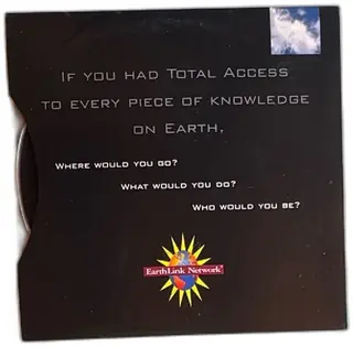 EarthLink Network TotalAccess Internet CD 1996 With Netscape Navigator Vintage