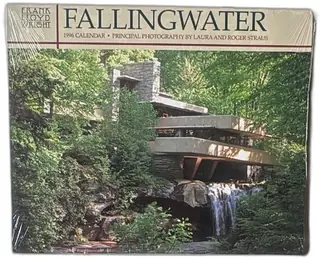 Frank Lloyd Wright Fallingwater 1996 Sealed Calendar Photographed by Straus Abbeville