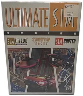 Ultimate Sim Series PC Big Box SimCity 2000 Streets Of SimCity SimCopter 1998