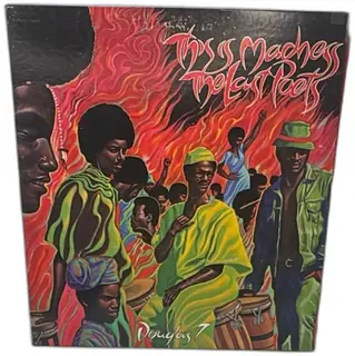 Last Poets This Is Madness Douglas 7 Z 30583 Vinyl LP 1971 Gatefold Original