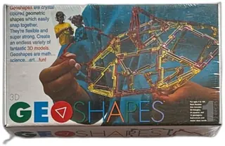 Geo Australia Geoshapes 3D Construction Kit 72 Pieces Didax 1996 New Sealed