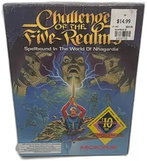 Challenge Of The Five Realms PC Big Box 3.5 Inch IBM 486 DOS 1992 Microplay Ne