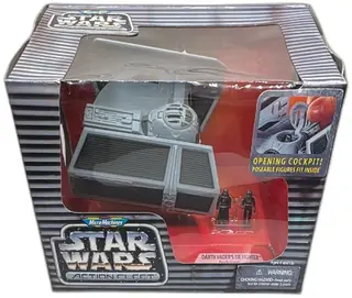 Micro Machines Star Wars Action Fleet Darth Vader Tie Fighter 1995 Galoob New