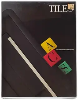 Tiles The Crossword Game System 1990 Ways With Words Inc Complete Set