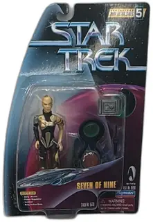 Star Trek Seven Of Nine Action Figure 1998 Playmates Warp Factor Series 5 MOC
