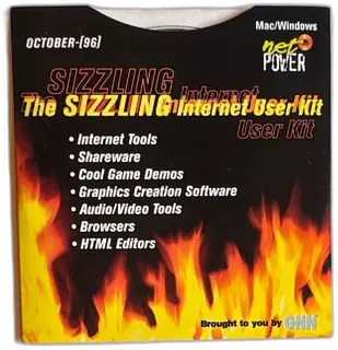 NetPower Sizzling Internet User Kit CD-ROM October 1996 Mac Windows GNN Vintage