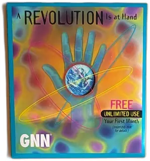 GNN Global Network Navigator 1995 Internet Signup Free Trial CD Packet Vintage ISP