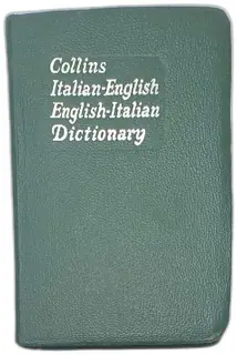 Collins Italian English English Italian Gem Dictionary 1974 Hardcover Isopel May